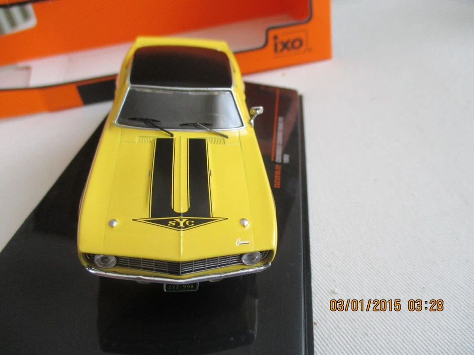 MINIATURE CHEVROLET CAMARO YENKO SYC 1989 IXO 1/43 CLC 591 N JAUNE - Photo 3/4