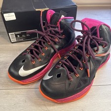 2012 Nike LeBron X Floridian 10 Black Silver Pink Flash Size 9 OG Box Authentic Nike LeBron 10 Floridian | eBay main image 4