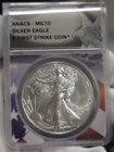 2023 US Silver Eagle $1 ANACS MS70 First Strike Coin...