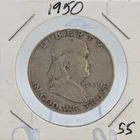 1950-P Philadelphia Mint Silver Franklin Half Dollar Coin