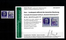 Zara: MiNr. 20 III, błędy płyty III i IV, czyste, **