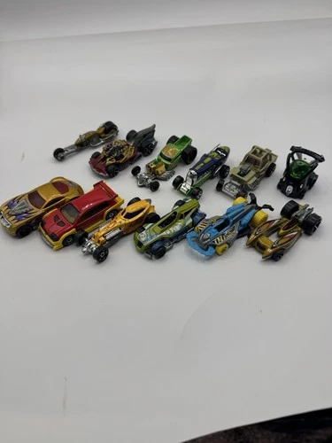 Vtg 1990s Hot Wheels Diecast Vehicles Lot Motorcycle Concept Cars Weird
