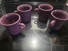 4 Vtg Fiesta Feistaware LILAC  Ring Handled Coffee Mug HLC