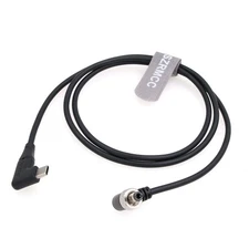 12V PD Type-C USB C to Locking DC 2.1 2.5 Trigger Power Cable for Atomos Batt...