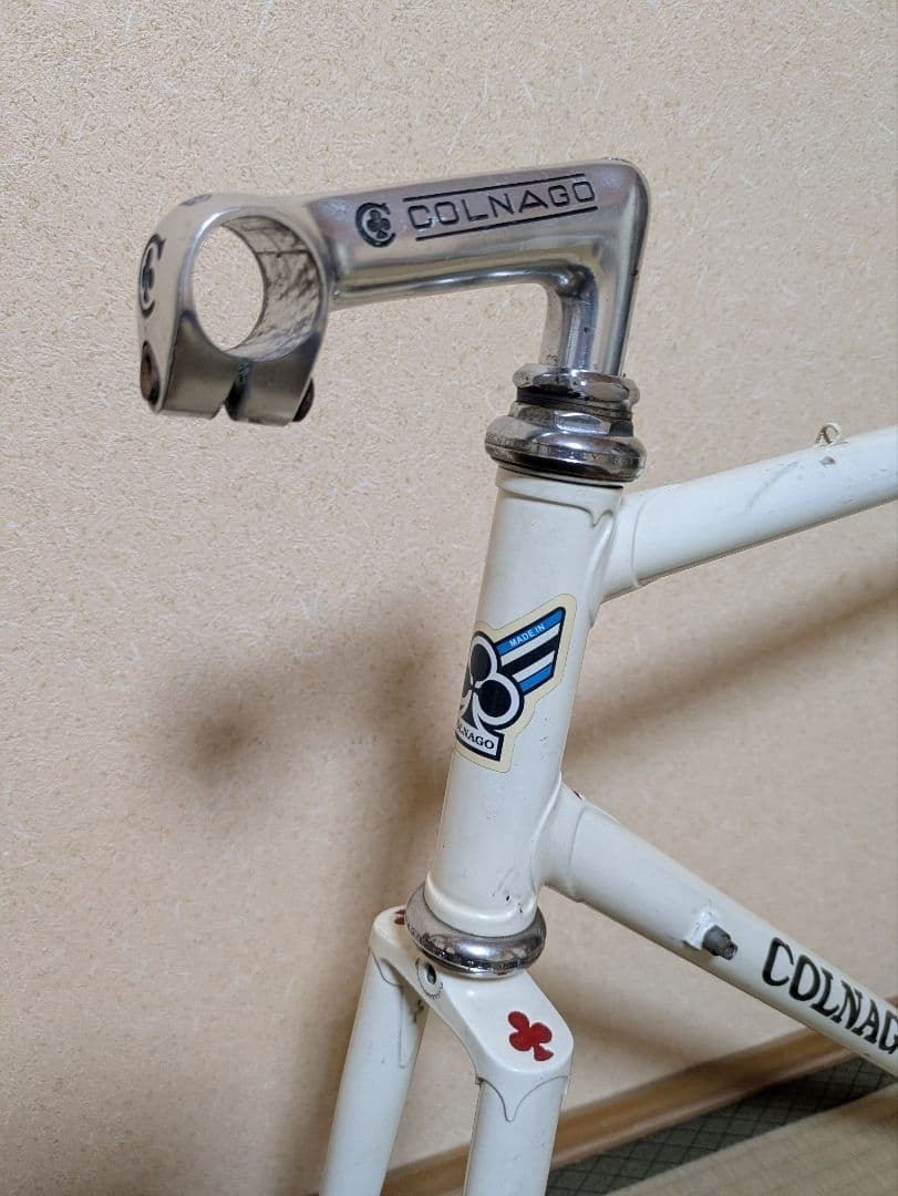 COLNAGO SUPER ロードバイクフレーム、ステム、シートピラーセット Colnago Super Road Bike Frame Stem Seatpost Set Vintage | eBay