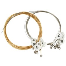 Bonsicoky A Set of 19 Harp Strings, Replacement Metal String for A 19