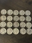 Lot of 20 Silver Washington Quarters (1934-1964) - Mixed Dates 90% Silver