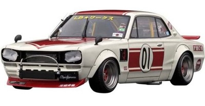 Ignition Model 1/18 LB-WORKS Hakosuka GT-R Resin Model Car with Roll Cage Seats
