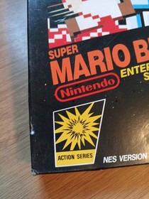 Super Mario Bros Nintendo NES vintage 1985 Game Wirh Box.