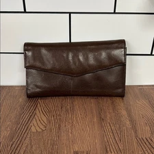 Wilsons Leather Brown Wallet Vintage Soft