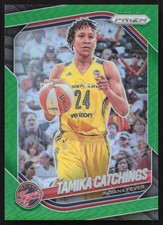 2025 Panini Prizm WNBA Tamika Catchings #60 Green Prizm - Fever