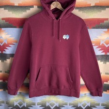 Stussy Maroon Pullover Hoodie Sweatshirt  Size Mens Medium
