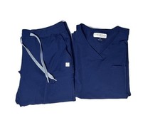 ReSurge Butter-Soft Navy Blue Scrub Set
