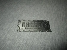 HERSHEY'S MILK CHOCOLATE-MERRY CHRISTMAS-PEWTER ORNAMENT-NEW