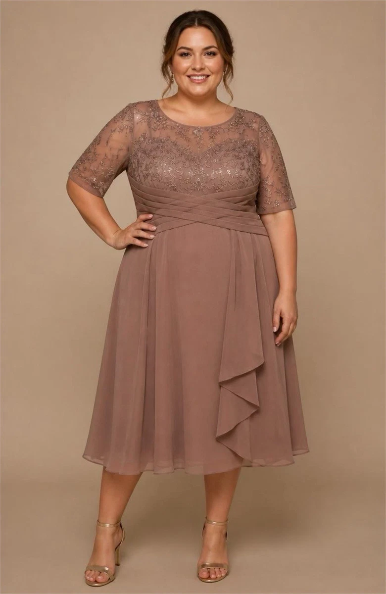leather cap sleeve dress DOLCE CABO Vegan Tunic - Coffee Style:64893J