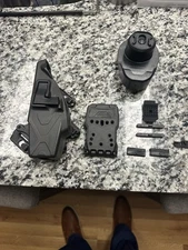 ASP Sentry Handcuff Holder and Left Hand Draw Taser Holster