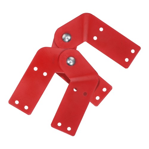 2 Count Ladder Hinges Telescopic Attic Replacement Folding Fitting Work for - Picture 5 of 12