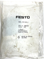 FESTO PUSH-IN L FITTING QSL-1/2-5/8-U 5/8" PNEUMATIC CONNECTION 1/2" NPT