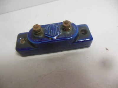 Vintage Corwico Cornish Wire Company 825 Lightening Arrester COBALT BLUE DECO
