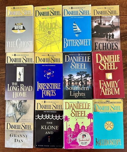 Lot Of 12 Danielle Steel Novels Paperbacks - Various Series