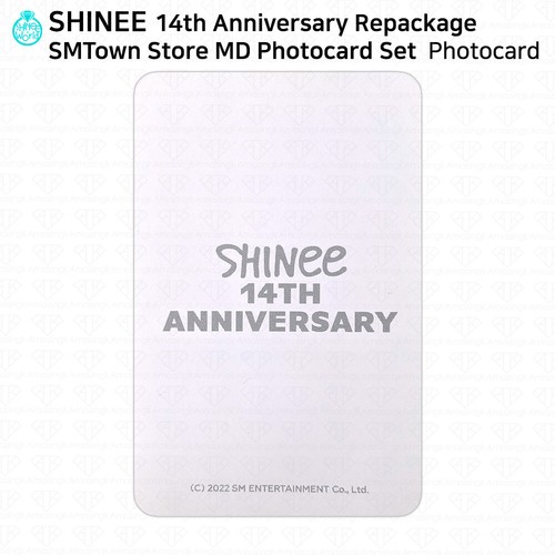 SHINee 14th Anniversary Repackage SMTown Official MD Photocard KPOP K-POP - Picture 34 of 68