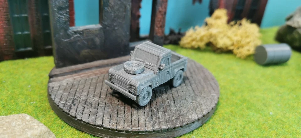 TUL 90 4X4 Pickup "Aperto" Modello Kit Di Costruzione Militare 1/87 1/72 1/56 - Immagine 2 di 3