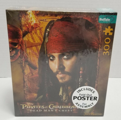 Pirates of the Caribbean Tote Mann Brust 300-teiliges Puzzle Poster Johnny Depp  - Bild 1 von 5