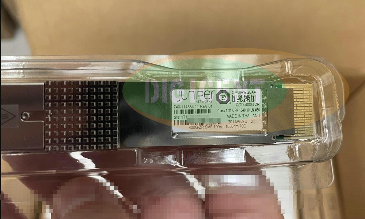 JUNIPER 740-114884 QDD-400G-ZR Coherent Tunable, QSFP-DD 400G-ZR
