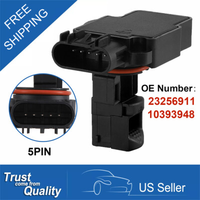 MAF Mass Air Flow Sensor Meter For Chevy Silverado GMC Sierra 10393948 23256991