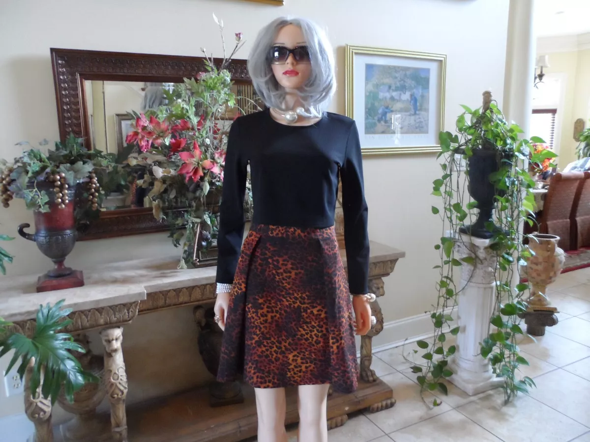 Black halo top 2 piece dress