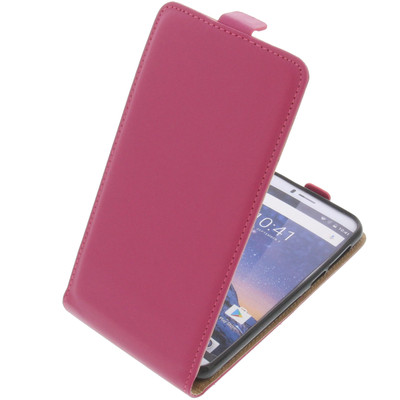 Tasche für Cubot Manito FlipStyle Handytasche Schutz Hülle Flip Case Pink