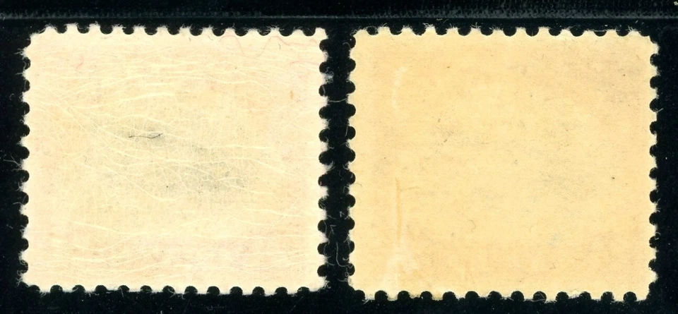 USAstamps Unused FVF US 1918 Airmail Jenny High & Normal Scott C3 OG MLH - Image 2 of 2