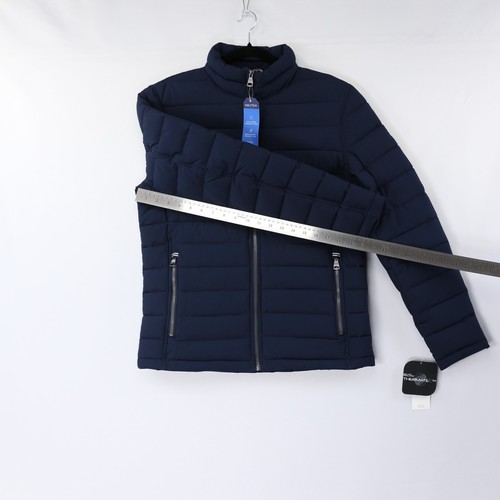 Nautica Mens Puffer Jacket Quilted Stretch Water Wind Resistant Navy Blue Sz NWT - Picture 12 of 53