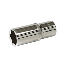 Image of 22mm 1/2" Drive Deep Reach Metric 6-pt Hex Chrome Vanadium Steel Fully Polished