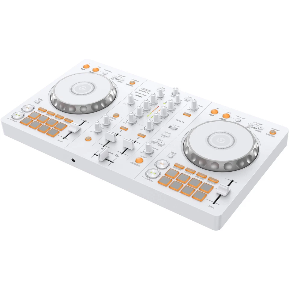 Pioneer DDJ-FLX4-W 2-Channel Rekordbox Serato Lite DJ Controller White - Image 4 of 4