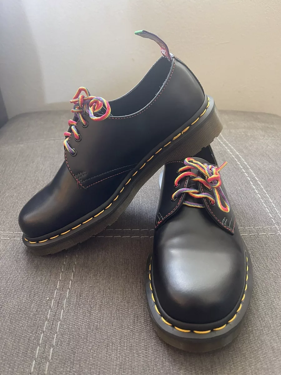 Zich voorstellen Bloemlezing Interactie Dr Martens 1461 For Pride Rainbow Oxfords Low Boots Smooth Size 6 Men's NEW  | eBay