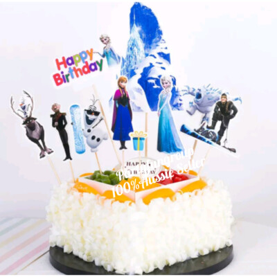 Frozen Elsa Cake Topper Decoration Cupcake Topper Frozen Party