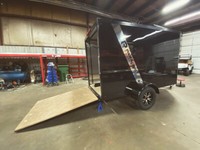 2022 PARADISE TRAILERS SA5X10 ALUMINUM ENCLOSED (BLACK)