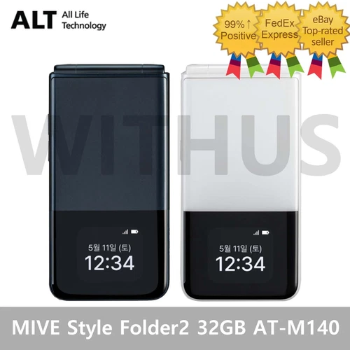 ALT MIVE Style Folder 2 32GB AT-M140 LTE/3G Unlocked - Black/White *