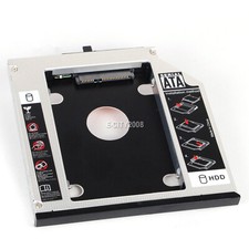 12.7mm 2nd HDD SSD Hard Drive Caddy Tray For Lenovo Thinkpad T420 T520 T530