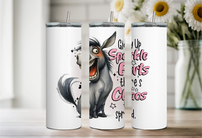 Giddy Up, 20oz Tumbler, Hot/Cold, Straw, Stainless Steel, Leak Proof(#805)