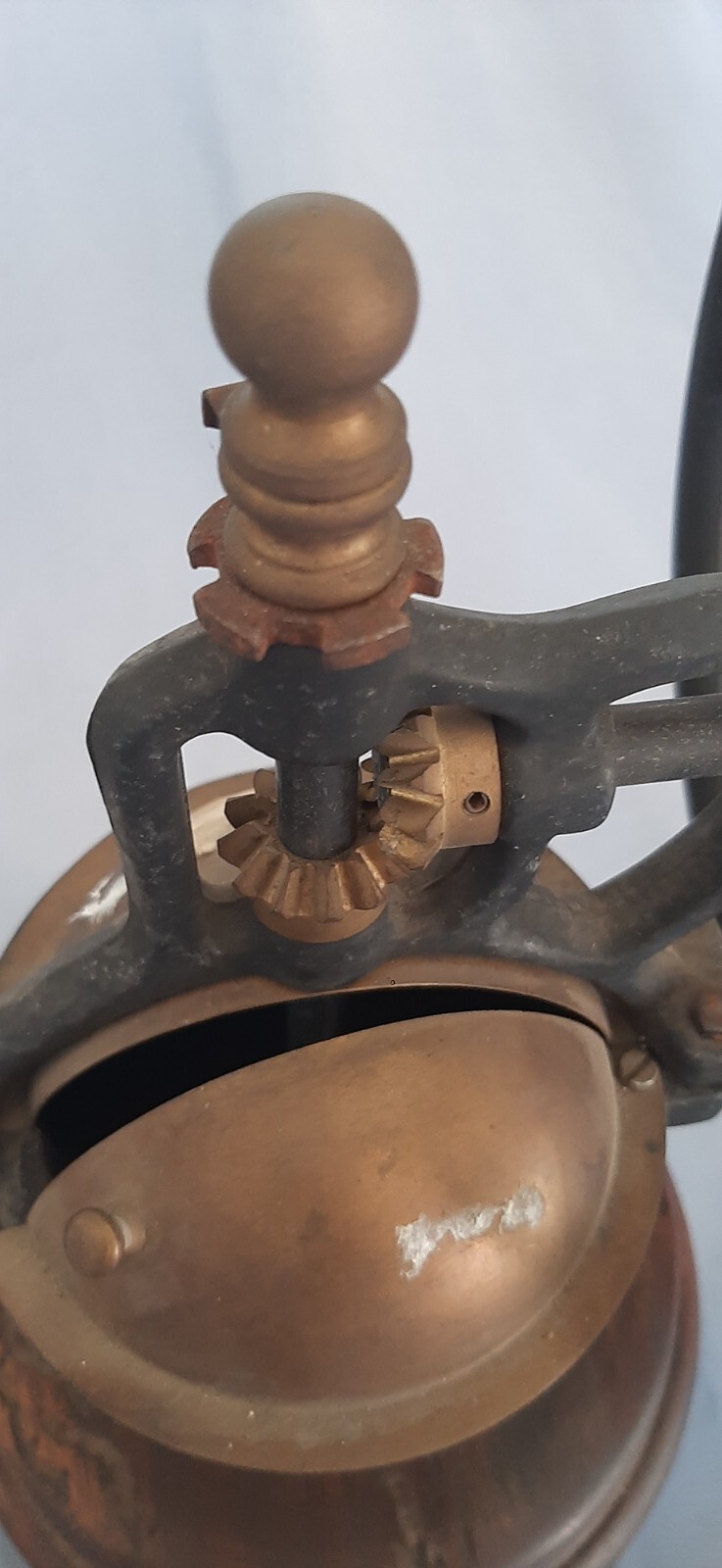 RARE VINTAGE CAST IRON HAND CRANK ANTIQUE COFFEE GRINDER eBay