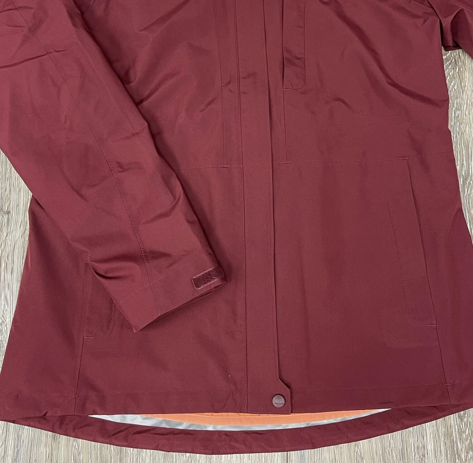 Marmot Womens Minimalist Component Red Maroon Peach Puffer 3 in 1 Jacket Size XL - Image 3 of 4