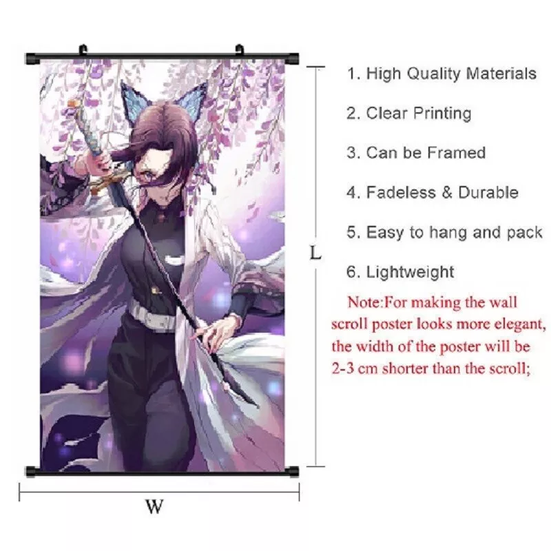 Chainsaw Man Anime Scroll Poster Manga Art Picture Print Dorm Room Wall  Decor