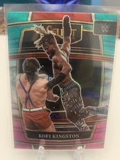 2022 WWE Panini Select Kofi Kingston Tri-Color Prizm #52