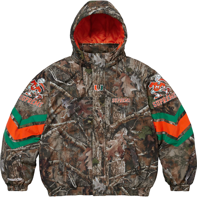 Supreme x Mitchell & Ness NCAA Hooded Stadium Jacket 3colors Supreme x Mitchell & Ness NCAA Hooded Stadium Jacket 3colors