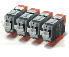 BCI-3BK x4 Black Compatible Printer Ink Cartridges BCI3 BCI-3