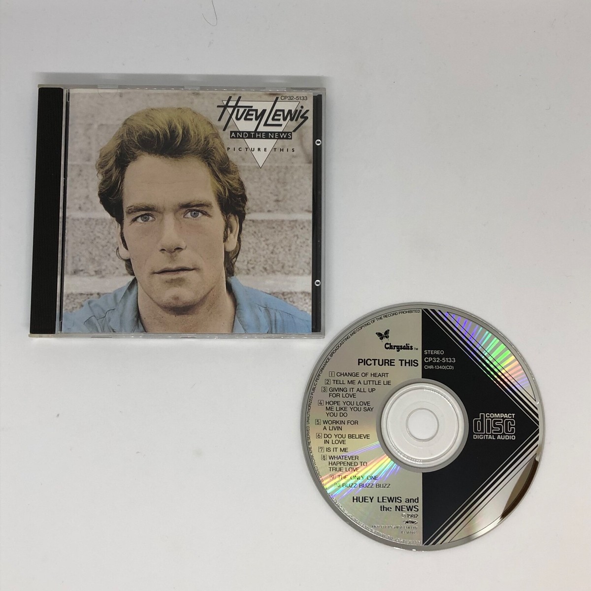 Huey Lewis – Picture This Japan CD CP32-5133 Black Triangle