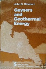 Geysers and Geothermal Energy John S. Rinehart 1980 in englischer Sprache