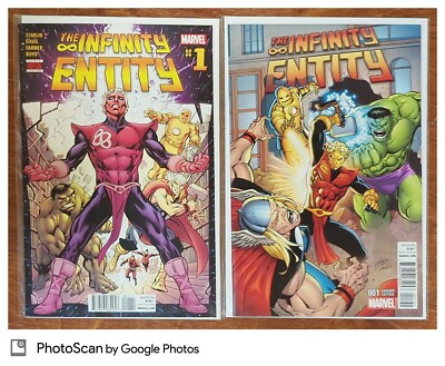 Infinity Entity #1 Cover A & Ron Lim Variant (2016) Marvel Comics